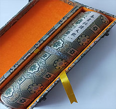 梁子湖书画装裱案例